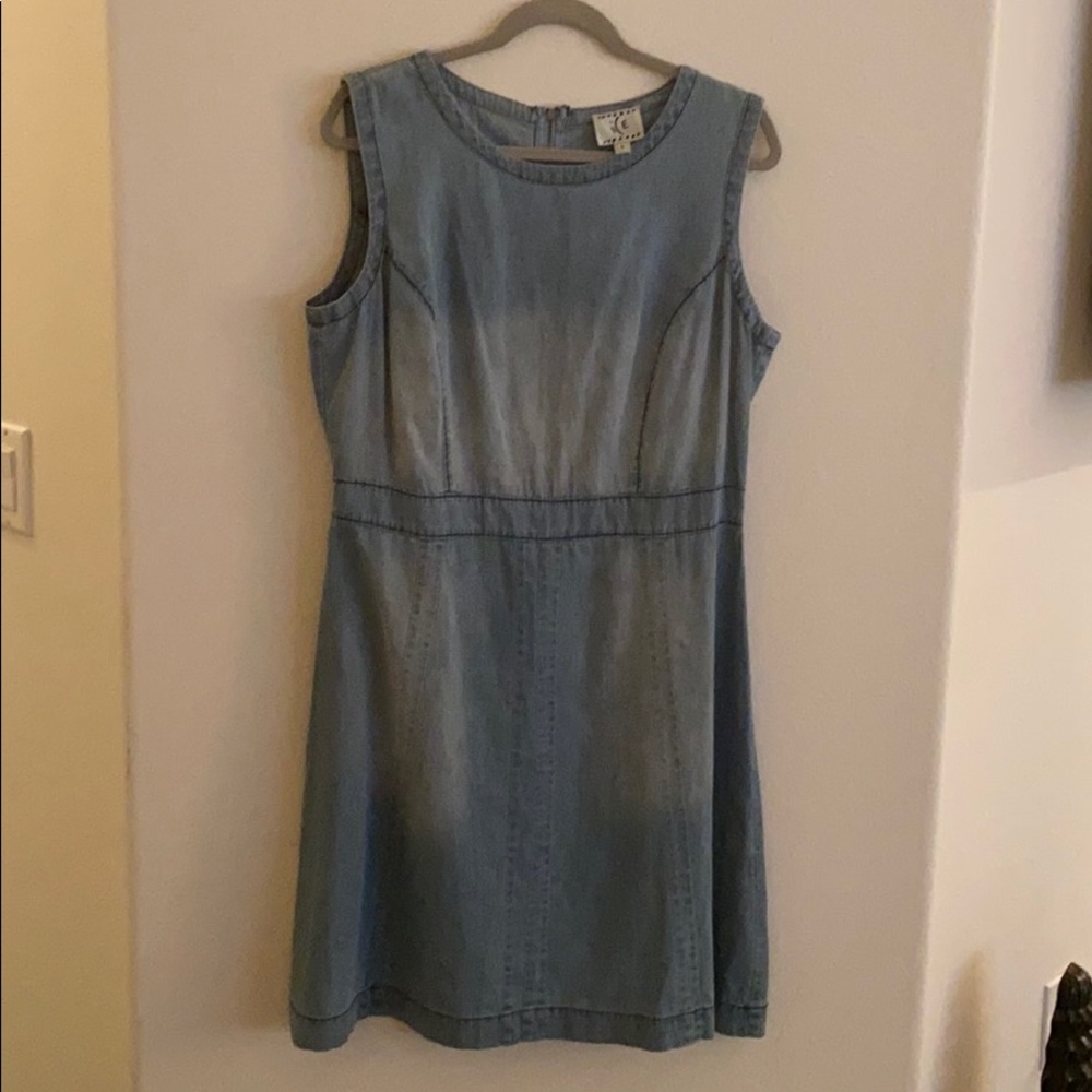 ice denim dress